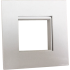 Суппорт с рамкой для короба 120х50 мм, 45х45 мм, белый, Lanmaster LAN-CT120-F45x45-WH