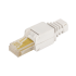 Полевой коннектор RJ-45 8P8C, неэкранированный, категории 5E, Lanmaster LAN-TMP-U5E-WH Полевой коннектор RJ-45 8P8C, неэкранированный, категории 5E, Lanmaster LAN-TMP-U5E-WH