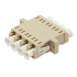 Адаптер оптический LC, SM/APC, корпус SC дуплекс, квадро, Lanmaster LAN-4LCS-AM-APC