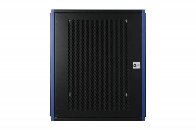 Шкаф телекоммуникационный настенный 600x450, перфорированная дверь Datarex DR-620311 Черный