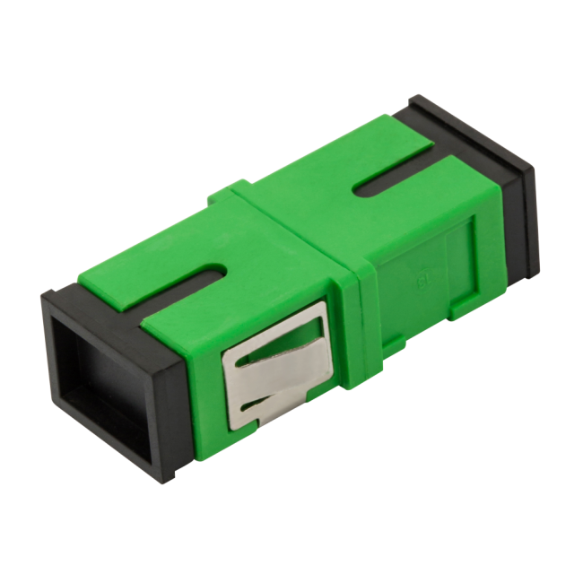 Адаптер оптический SC без фланцев, OM4, симплексный, Lanmaster LAN-SC/NF-AM-OM4