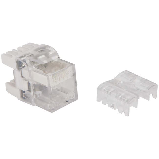Модуль Keystone, RJ45, кат.5E, UTP, 180 градусов, с индикатором, белый, Lanmaster LAN-OKi45U5E/180 Модуль Keystone, RJ45, кат.5E, UTP, 180 градусов, с индикатором, белый, Lanmaster LAN-OKi45U5E/180