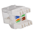 Модуль Keystone, RJ45, кат.5E, UTP, 180 градусов, с индикатором, белый, Lanmaster LAN-OKi45U5E/180 Модуль Keystone, RJ45, кат.5E, UTP, 180 градусов, с индикатором, белый, Lanmaster LAN-OKi45U5E/180