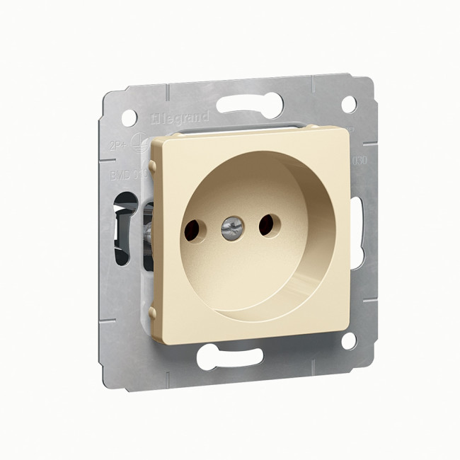 Legrand 773716 Розетка - Cariva - 2К - 16 А - 250 В~ - слоновая кость