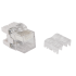Модуль Keystone, RJ45, кат.6, UTP, 180 градусов, с индикатором, белый, Lanmaster LAN-OKi45U6/180 Модуль Keystone, RJ45, кат.6, UTP, 180 градусов, с индикатором, белый, Lanmaster LAN-OKi45U6/180