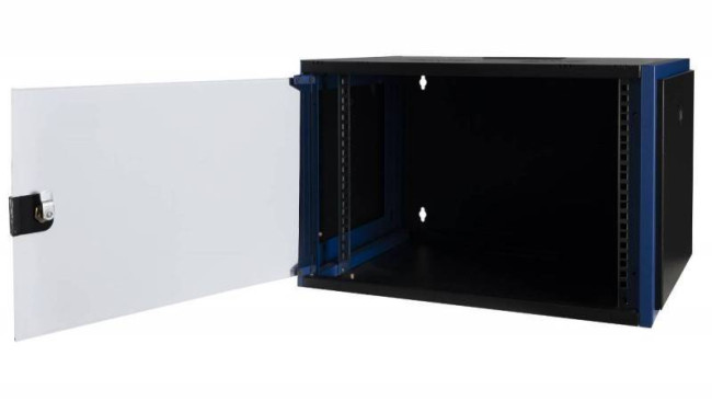 Шкаф телекоммуникационный настенный 600x450, стеклянная дверь Datarex DR-600011 Черный
