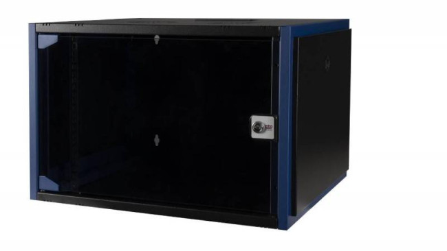Шкаф телекоммуникационный настенный 600x450, стеклянная дверь Datarex DR-600011 Черный
