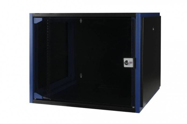 Шкаф телекоммуникационный настенный 600x450, стеклянная дверь Datarex DR-600111 Черный