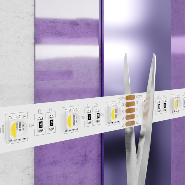 Светодиодная лента 24В 5050 19,2Вт/м RGBW 4000K 5м IP20 Maytoni Led Strip 10180