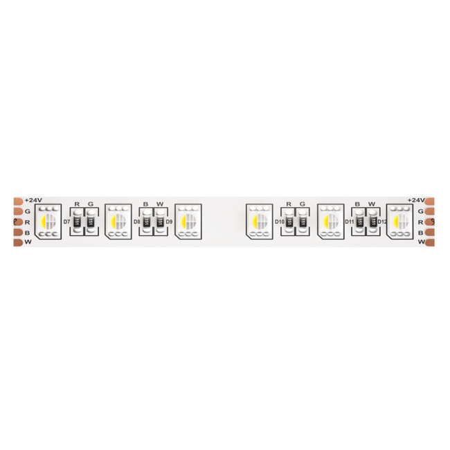 Светодиодная лента 24В 5050 19,2Вт/м RGBW 4000K 5м IP20 Maytoni Led Strip 10180