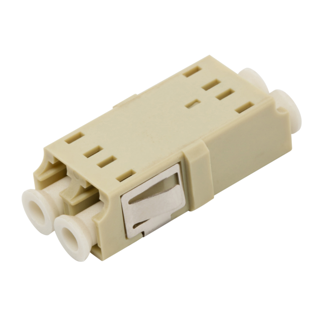 Адаптер оптический LC, SM, корпус SC без фланцев, дуплексный, Lanmaster LAN-2LCS/NF-AM-SM