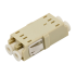 Адаптер оптический LC, SM, корпус SC без фланцев, дуплексный, Lanmaster LAN-2LCS/NF-AM-SM