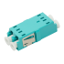 Адаптер оптический LC, SM, корпус SC без фланцев, дуплексный, Lanmaster LAN-2LCS/NF-AM-SM