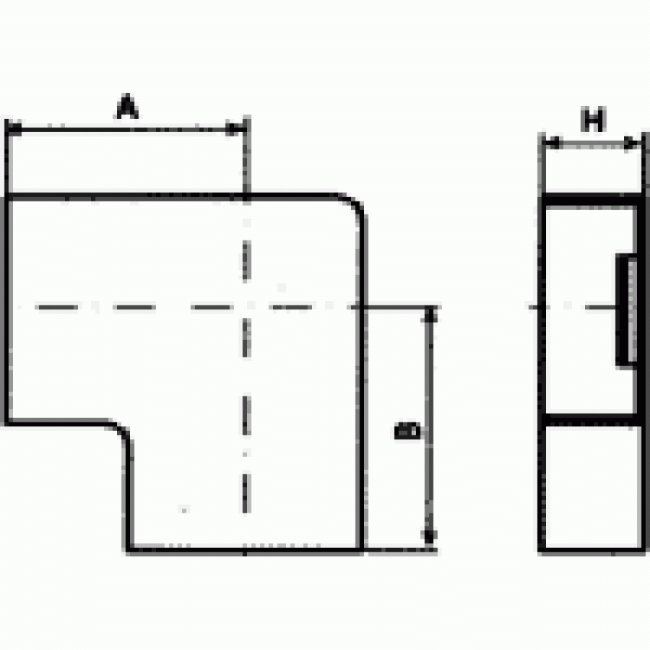 Плоский угол 15х10, TWT-CT15x10-FC-WH