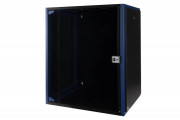 Шкаф телекоммуникационный настенный 600x450, стеклянная дверь Datarex DR-600311 Черный