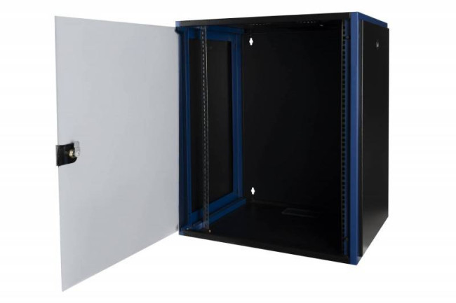 Шкаф телекоммуникационный настенный 600x450, стеклянная дверь Datarex DR-600311 Черный