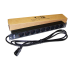 Блок розеток 19", 1-фазный без выключателя, 10A / 250V, 9xSchuko, шнур 3.0 м, разъем C14, TWT-PDU19-10A9P4-3.0