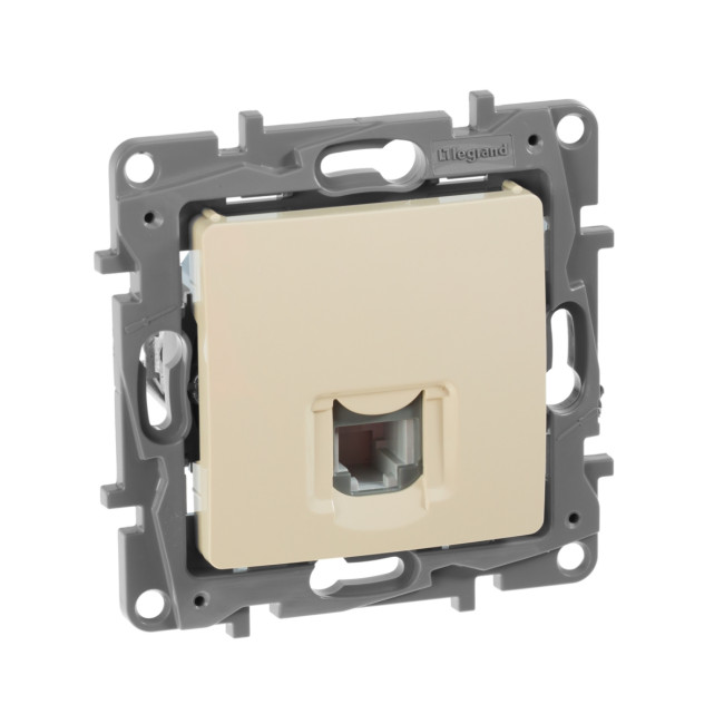 Legrand 672340 Телефонная розетка RJ11 - Etika - слоновая кость