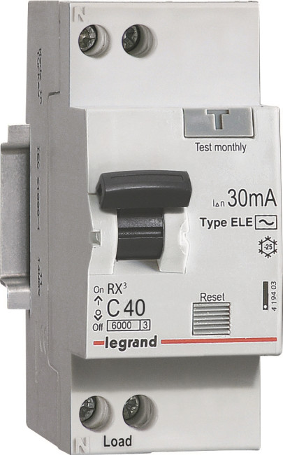 Legrand 419396 RX3 АВДТ 30мА 6А 1П+Н AC