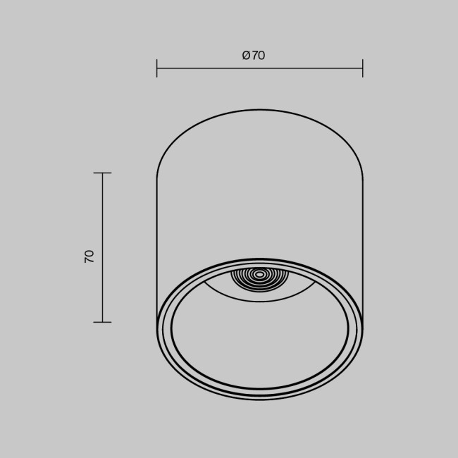 Потолочный светильник Alfa LED Maytoni Technical C064CL-L12B4K