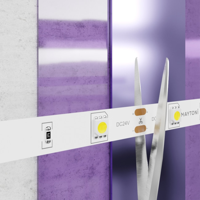 Светодиодная лента 24В 5050 7,2Вт/м 6000K 5м IP65 Maytoni Led Strip 10165