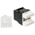 Модуль Keystone, RJ45, кат.5E, UTP, 180 градусов, со встроенной шторкой, желтый, Lanmaster LAN-OK45U5E/180P-YL Модуль Keystone, RJ45, кат.5E, UTP, 180 градусов, со встроенной шторкой, желтый, Lanmaster LAN-OK45U5E/180P-YL
