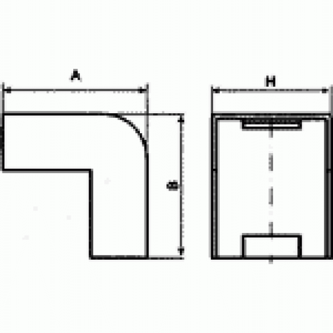 Внешний угол 100х40, TWT-CT100x40-EC-WH