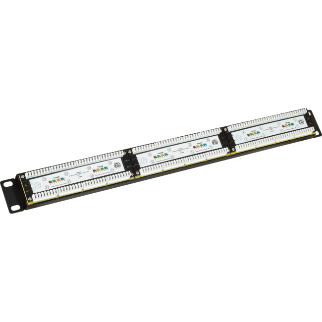 Патч-панель 24 порта с индикаторами, UTP, кат.6, 1U, Lanmaster LAN-PPi24U6