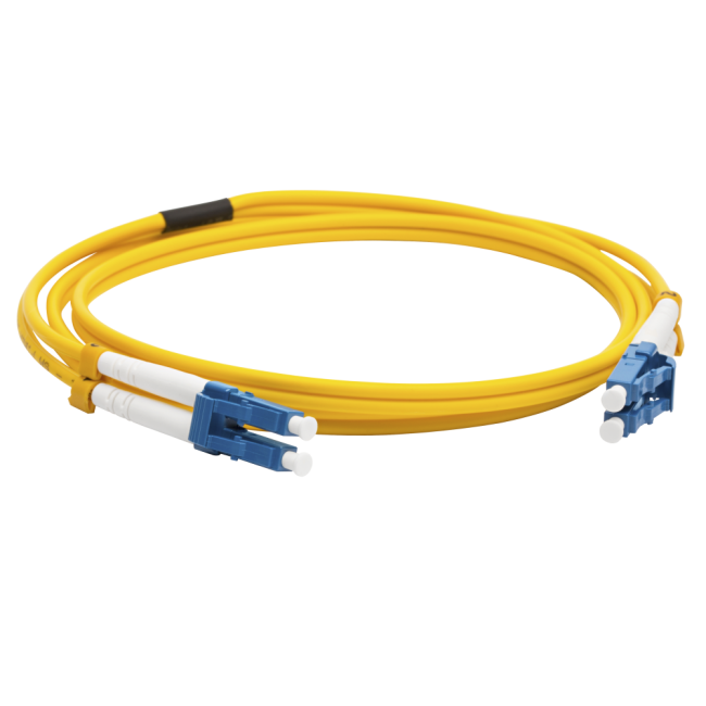 Патч-корд оптический LANMASTER, LSZH, дуплексный, LC/UPC-LC/UPC, SM OS2, 15 м, Lanmaster LAN-2LC-2LC/SU-15