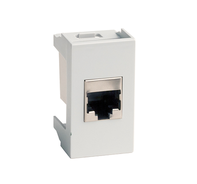 Розетка RJ-45 кат.6,экр,Viva,1 мод.,сер DKC 45168