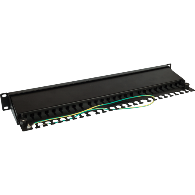 Патч-панель 24 порта с индикаторами, STP, кат.6, 1U, Lanmaster LAN-PPi24S6