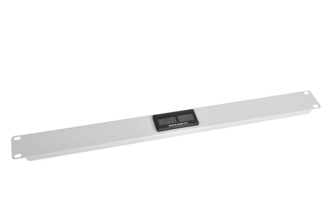 Фальшпанель с термометром в шкаф 19" 1U ЦМО R-FPT-1U