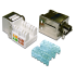Модуль Keystone, RJ45 Port, Cat.5E, STP тип 110, экранированный с крышкой, TWT-OK45STP-110WH Модуль Keystone, RJ45 Port, Cat.5E, STP тип 110, экранированный с крышкой, TWT-OK45STP-110WH