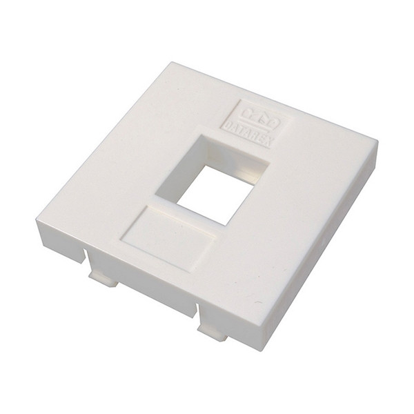 Datarex DR-5301 Адаптер Mosaic 45 х 45 мм для модуля Keystone, 1 порт, белый