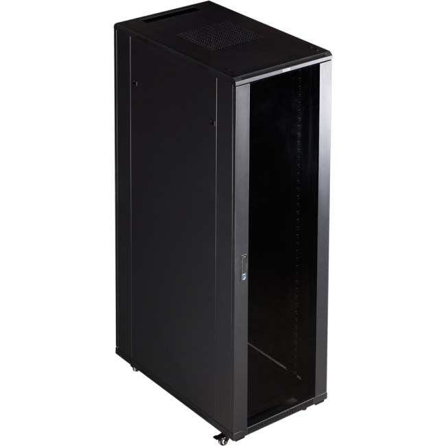 Шкаф 19" Business, 37U 600x600, черный, передняя дв. перфорир., задняя дв. распашная перфорир., TWT-CBB-37U-6x6-P1 Шкаф 19" Business, 37U 600x600, черный, передняя дв. перфорир., задняя дв. распашная перфорир., TWT-CBB-37U-6x6-P1